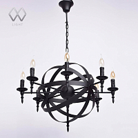 Подвесная люстра MW-Light Замок 8*E14 D680 H950/1230мм