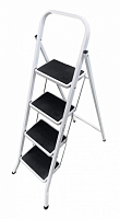 Стремянка 4 ступени с антискользящим покрытием LadderBel стальная STR-ST-4WSRM