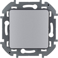Механизм переключателя 1-кл Inspiria 10А IP20 250В 10AX алюм. Legrand