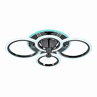 Люстра светодиодная Profit Light 8076/4 PBK 76W+8W RGB 3000-6000K пульт