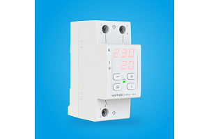 Реле напряжения с контролем тока welrok VI-40 red