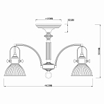 Люстра Rivoli Principale 5030-305 5*E27 