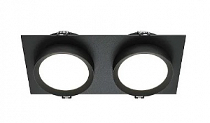 Встраиваемый светильник Maytoni Technical Hoop DL086-02-GX53-SQ-B