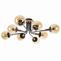 *Люстра потолочная Arte Lamp A2716PL-8BK OXFORD под лампы 8xE27 60W