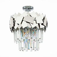 *Люстра потолочная хром/прозрачный E14 5х60W ST Luce SL1232.102.05