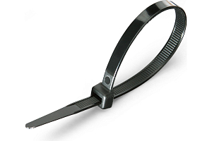 Стяжки нейлоновые КСС 8*250 (ч) (100шт.) (Fortisflex)