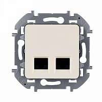 Механизм розетки компьютерной 2-м Inspiria RJ45 кат.5E UTP сл.кость Legrand