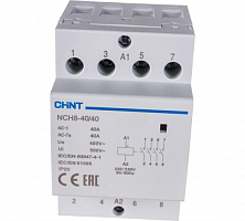 Контактор модульный NCH8-40/40 40А 4НО AC 220/230В 50Гц (R) CHINT