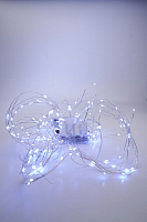 Гирлянда на елку, 200 LED теплый белый, 10 веток* 20 лампочек, 2м + 1м шнур, IP20 CL53