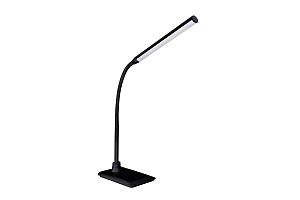 **Camelion KD-792 C02 чёрный LED(Свет-к настольн.,6 Вт,230В, сенсорн.вкл-е, 4 ур. ярк,4000К)