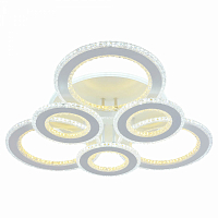 Люстра светодиодная Profit Light 8040/3+3 WHT 174W+126W BL+YL пульт ДУ