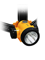 Фонарь светодиодный налобный аккумуляторный КОСМОС3W LED li-ion аккумулятор встроенное 3/у, шнур mic