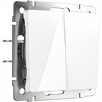 Выключатель 2-кл белый Werkel WL01-SW-2G W1120001