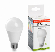 Лампа светодиодная низковольтная Feron LB-193 Шар E27 12W 12-48V 4000K