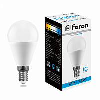 Лампа светодиодная Feron LB-950 Шарик E14 13W 6400K