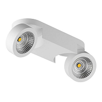 Светильник SNODO LED 2*10W 1960LM 23G БЕЛЫЙ 4000K IP20 (в комплекте)